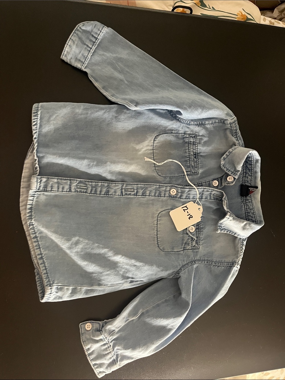 Zara Light Blue Kids Denim Jacket